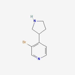 3-Bromo-4-(pyrrolidin-3-yl)pyridine