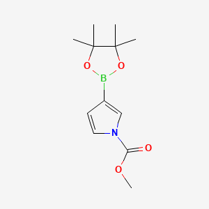 Methyl 3-(4,4,5,5-tetramethyl-1,3,2-dioxaborolan-2-yl)-1H-pyrrole-1-carboxylate