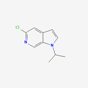 B577911 5-Chloro-1-isopropyl-1H-pyrrolo[2,3-c]pyridine CAS No. 1221153-79-2