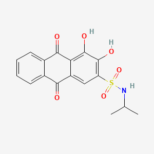 3,4-Dihydroxy-N-isopropyl-9,10-dioxo-9,10-dihydroanthracene-2-sulfonamide