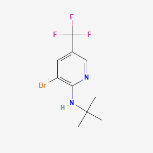 3-Bromo-2-(N-T-butylamino)-5-trifluoromethylpyridine