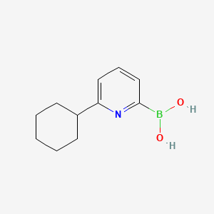 (6-Cyclohexylpyridin-2-yl)boronic acid
