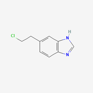 6-(2-chloroethyl)-1H-benzimidazole