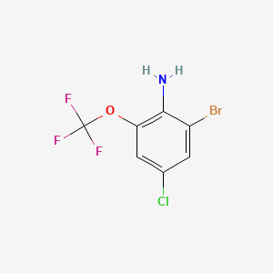 2-Bromo-4-chloro-6-(trifluoromethoxy)aniline