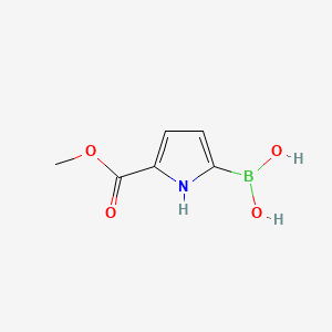 (5-(Methoxycarbonyl)-1H-pyrrol-2-yl)boronic acid