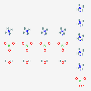 Nonaazanium;pentaborate;tetrahydrate