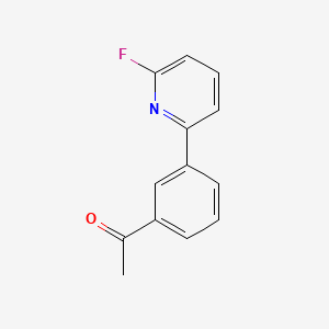 1-(3-(6-Fluoropyridin-2-yl)phenyl)ethanone