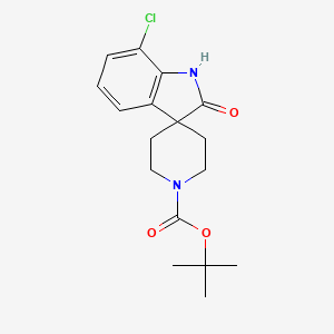 tert-Butyl 7-chloro-2-oxospiro[indoline-3,4'-piperidine]-1'-carboxylate