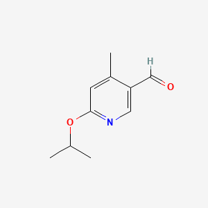 6-Isopropoxy-4-methylnicotinaldehyde