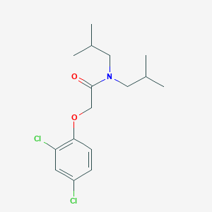 molecular formula C16H23Cl2NO2 B5779358 2-(2,4-dichlorophenoxy)-N,N-bis(2-methylpropyl)acetamide 