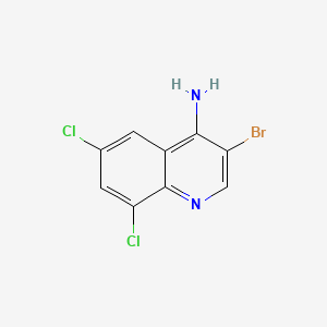 3-Bromo-6,8-dichloroquinolin-4-amine