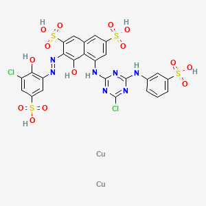 molecular formula C25H17Cl2Cu2N7O14S4 B577942 Reactive violet 1 CAS No. 12239-45-1