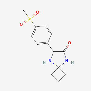 7-[4-(Methylsulfonyl)phenyl]-5,8-diazaspiro[3.4]octan-6-one