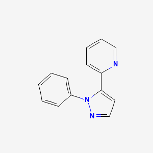molecular formula C14H11N3 B577948 2-(1-phenyl-1H-pyrazol-5-yl)pyridine CAS No. 1269292-99-0