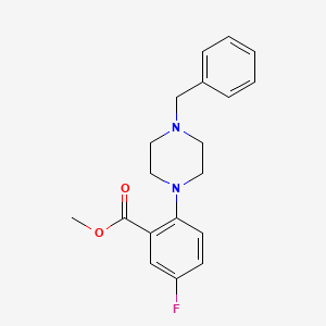 Methyl 2-(4-Benzylpiperazino)-5-fluorobenzoate