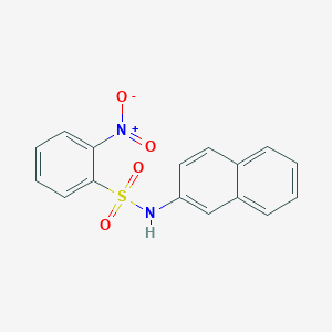 molecular formula C16H12N2O4S B5779502 N-naphthalen-2-yl-2-nitrobenzenesulfonamide 