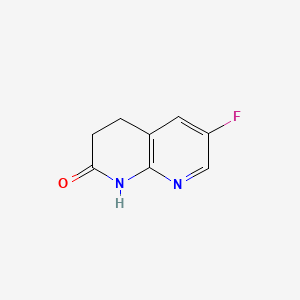 6-Fluoro-3,4-dihydro-1,8-naphthyridin-2(1H)-one