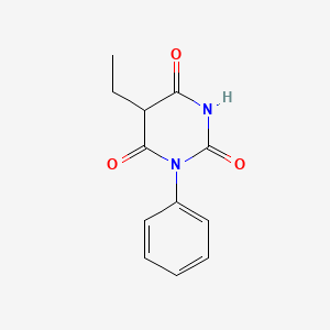molecular formula C12H12N2O3 B5779822 5-Ethyl-1-phenylbarbituric acid CAS No. 5419-00-1
