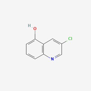 molecular formula C9H6ClNO B577985 3-Chloroquinolin-5-ol CAS No. 1236162-23-4