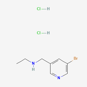 N-((5-Bromopyridin-3-yl)methyl)ethanamine dihydrochloride