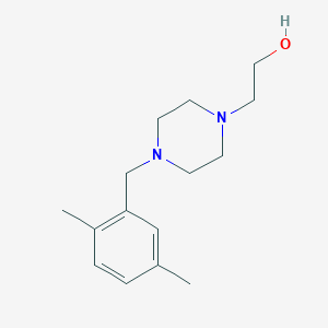 molecular formula C15H24N2O B5779980 2-(4-(2,5-Dimethylbenzyl)piperazin-1-yl)ethan-1-ol 