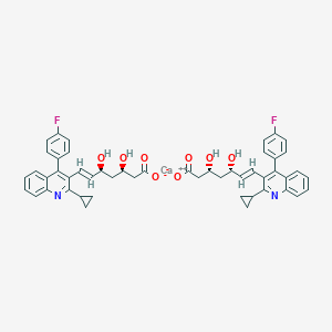 molecular formula C50H46CaF2N2O8 B000578 Pitavastatin hemicalcium CAS No. 147526-32-7