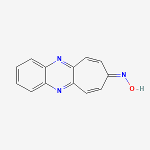 molecular formula C13H9N3O B5780007 N-hydroxy-8H-cyclohepta[b]quinoxalin-8-imine 