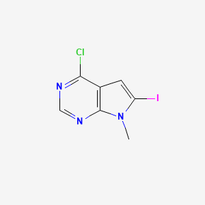 4-Chloro-6-iodo-7-methyl-7H-pyrrolo[2,3-D]pyrimidine