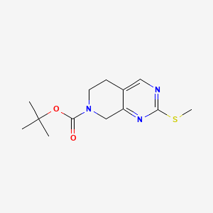 7-Boc-2-(methylthio)-5,6,7,8-tetrahydropyrido[3,4-D]pyrimidine