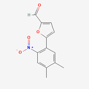 5-(4,5-Dimethyl-2-nitrophenyl)furan-2-carbaldehyde
