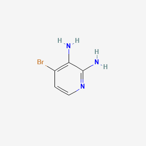molecular formula C5H6BrN3 B578030 4-溴吡啶-2,3-二胺 CAS No. 1232431-75-2