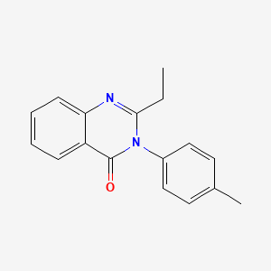 molecular formula C17H16N2O B5780354 2-Ethyl-3-(p-tolyl)quinazolin-4(3H)-one CAS No. 50498-61-8