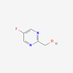 molecular formula C5H5FN2O B578037 (5-氟嘧啶-2-基)甲醇 CAS No. 1227574-72-2