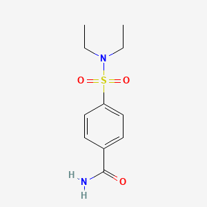 molecular formula C11H16N2O3S B5780373 4-(Diethylsulfamoyl)benzamide 