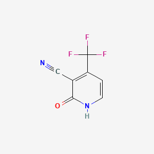 molecular formula C7H3F3N2O B578063 2-Hydroxy-4-(trifluoromethyl)pyridine-3-carbonitrile CAS No. 1261268-77-2