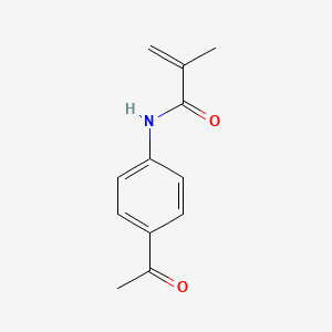 molecular formula C12H13NO2 B5780635 N-(4-acetylphenyl)-2-methylprop-2-enamide CAS No. 58813-69-7