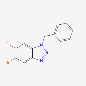 1-Benzyl-5-bromo-6-fluorobenzotriazole