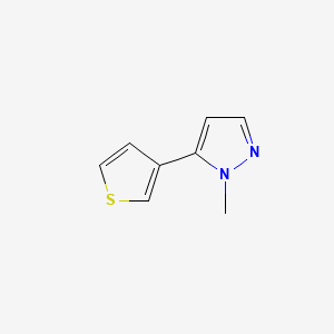 1-methyl-5-(thiophen-3-yl)-1H-pyrazole