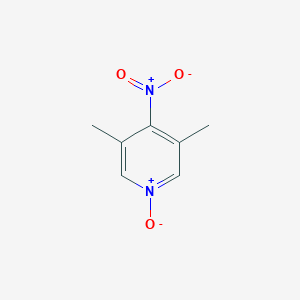 molecular formula C7H8N2O3 B057808 3,5-Dimethyl-4-nitropyridine 1-oxide CAS No. 14248-66-9