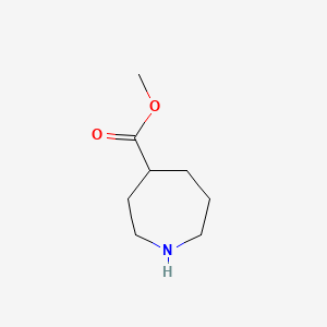 molecular formula C8H15NO2 B578084 Methyl azepane-4-carboxylate CAS No. 1211596-98-3