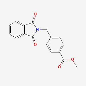 molecular formula C17H13NO4 B5780879 Methyl 4-((1,3-dioxoisoindolin-2-yl)methyl)benzoate 