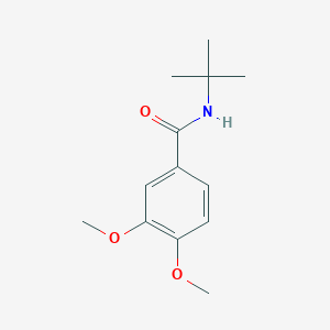 molecular formula C13H19NO3 B5781068 N-tert-butyl-3,4-dimethoxybenzamide 