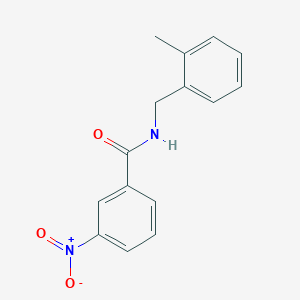 molecular formula C15H14N2O3 B5781163 N-(2-methylbenzyl)-3-nitrobenzamide 