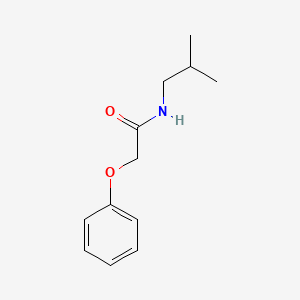 molecular formula C12H17NO2 B5781235 N-(2-methylpropyl)-2-phenoxyacetamide 