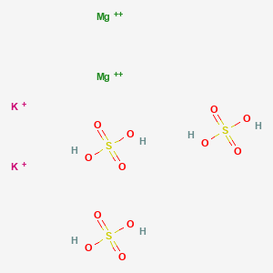 molecular formula H6K2Mg2O12S3+6 B578126 Langbeinite (Mg2K2(SO4)3) CAS No. 14977-37-8