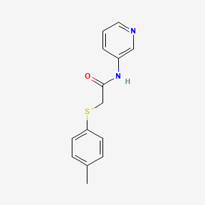 molecular formula C14H14N2OS B5781269 N-Pyridin-3-yl-2-p-tolylsulfanyl-acetamide 