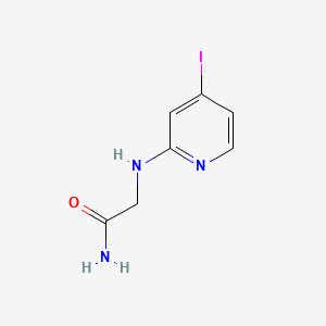 molecular formula C7H8IN3O B578130 2-(4-Iodopyridin-2-ylamino)acetamide CAS No. 1210646-12-0