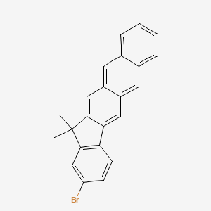 molecular formula C23H17Br B578138 2-Bromo-13,13-dimethyl-13H-indeno[1,2-b]anthracene CAS No. 1258514-99-6