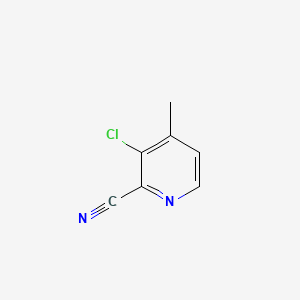molecular formula C7H5ClN2 B578160 3-Chloro-4-methylpicolinonitrile CAS No. 1261868-97-6