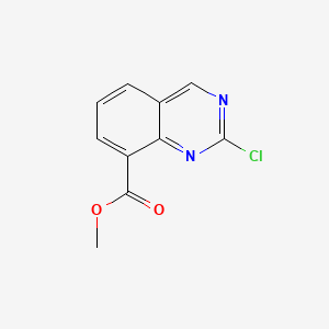 molecular formula C10H7ClN2O2 B578165 Methyl 2-chloroquinazoline-8-carboxylate CAS No. 1217269-81-2